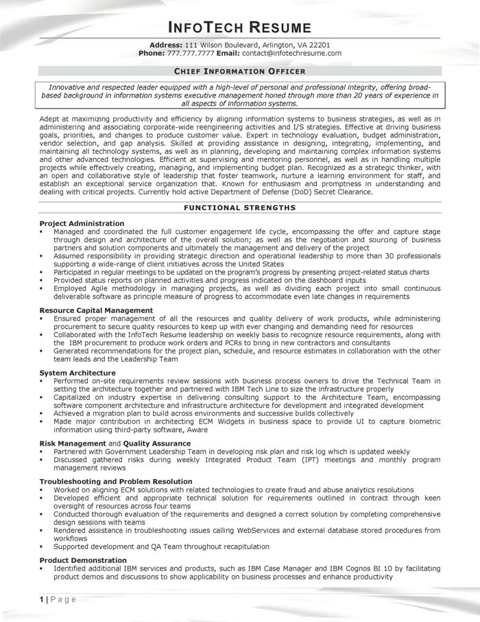 best formats for resumes