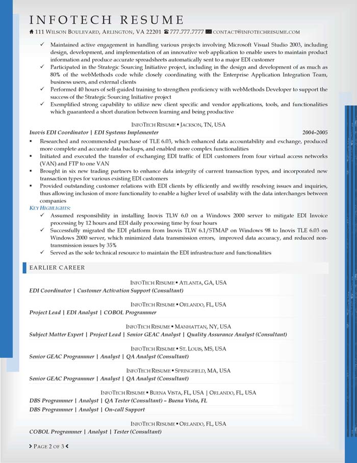 Cobol hp resume philippines