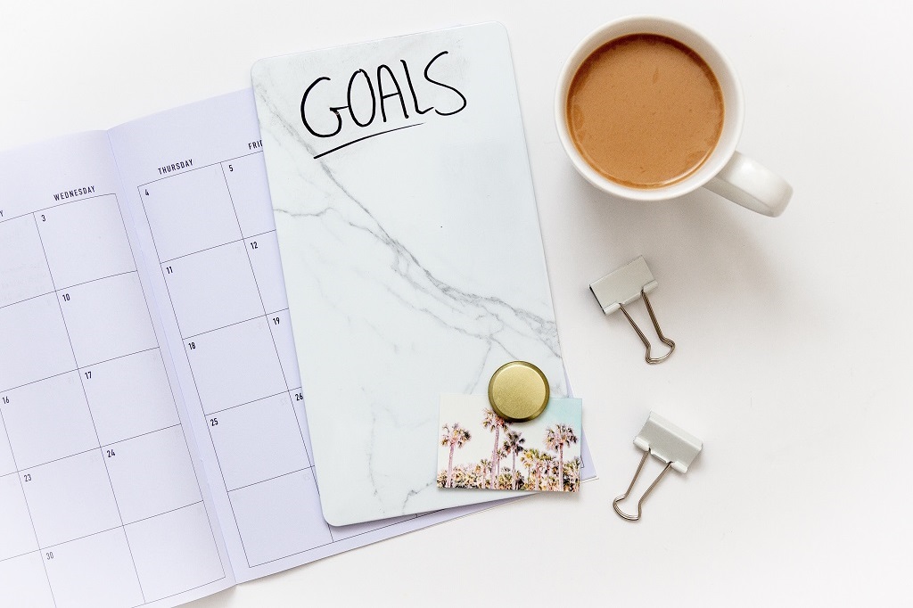 calendaring professional goals for work