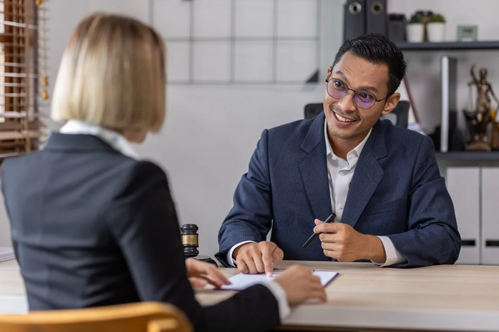 job interview setting where candidate talks about fun facts about yourself